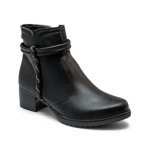 Bota Mississipi de Cano Curto Preta