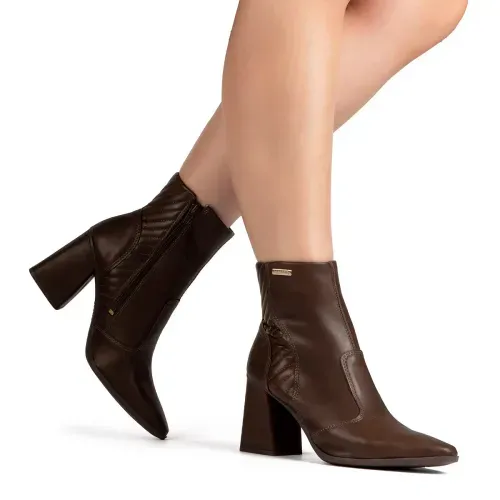 Bota Mississipi de Cano Curto Marrom