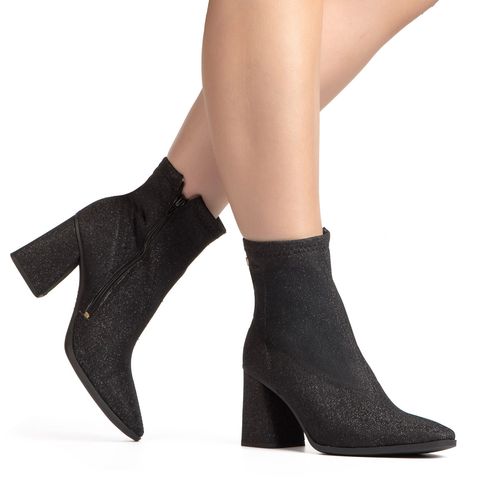 Bota Mississipi de Cano Curto Preta