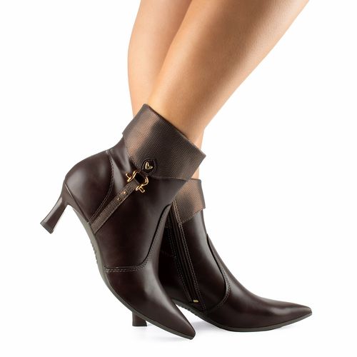 Bota Mississipi de Cano Curto Marrom