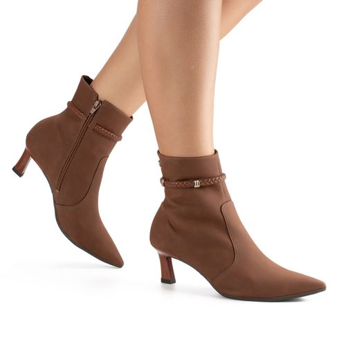 Bota Mississipi de Cano Curto Marrom