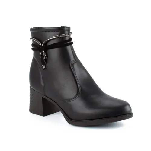 Bota Mississipi de Cano Curto Preta