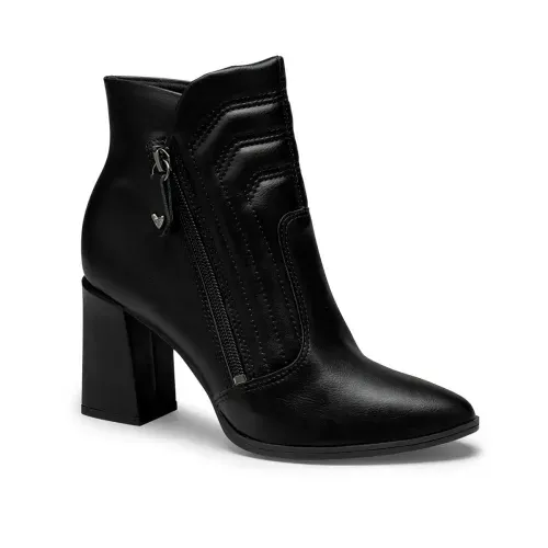 Bota Mississipi de Cano Curto Preta