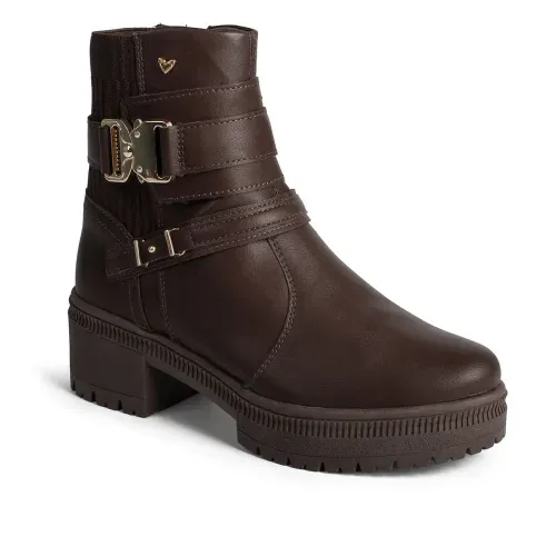 Bota Mississipi de Cano Curto Marrom