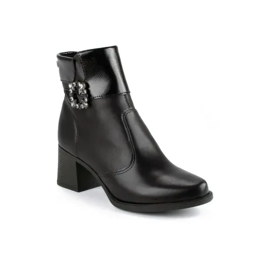 Bota Mississipi de Cano Curto Preta