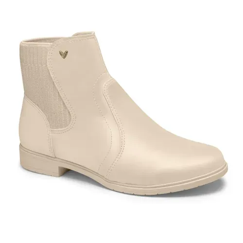 Bota Mississipi de Cano Curto Bege