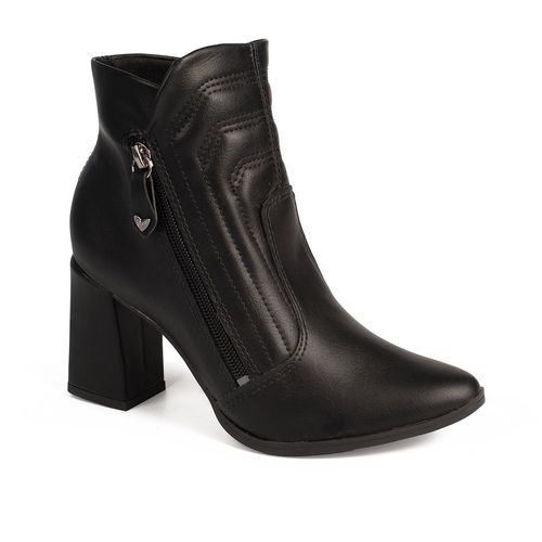 Bota Mississipi de Cano Curto Preta