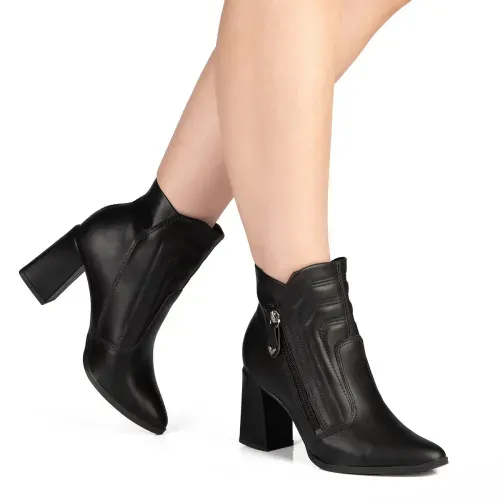 Bota Mississipi de Cano Curto Preta