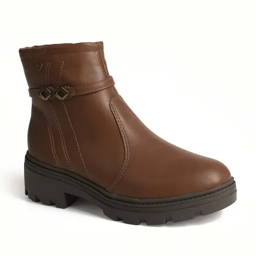 Bota Mississipi de Cano Curto Marrom