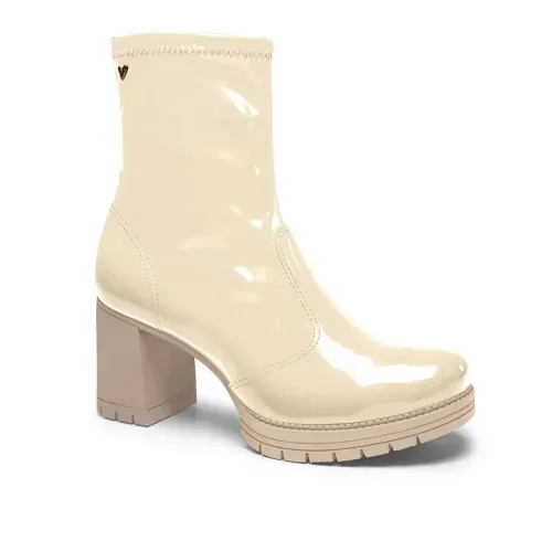 Bota Mississipi de Cano Curto Bege