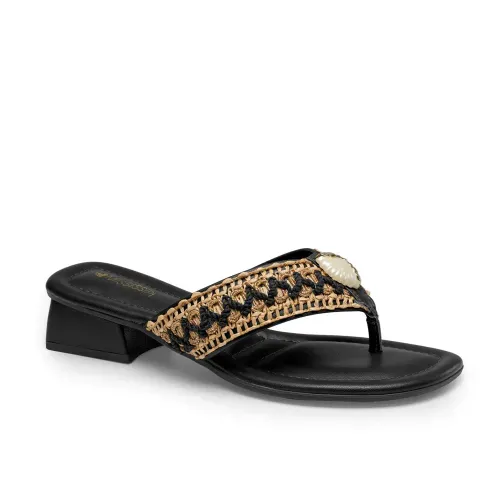 Tamanco Mississipi de Salto Bloco Preto